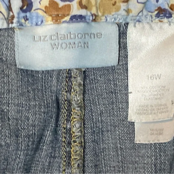 Liz Claiborne Women’s Relaxed Dark Gray Jeans - Picture 6 of 6